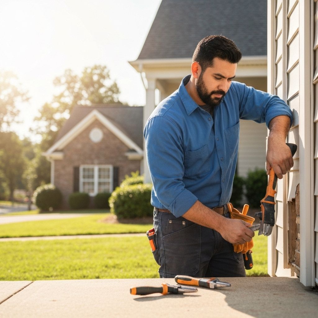 HomeEase handyman working in Atlanta area